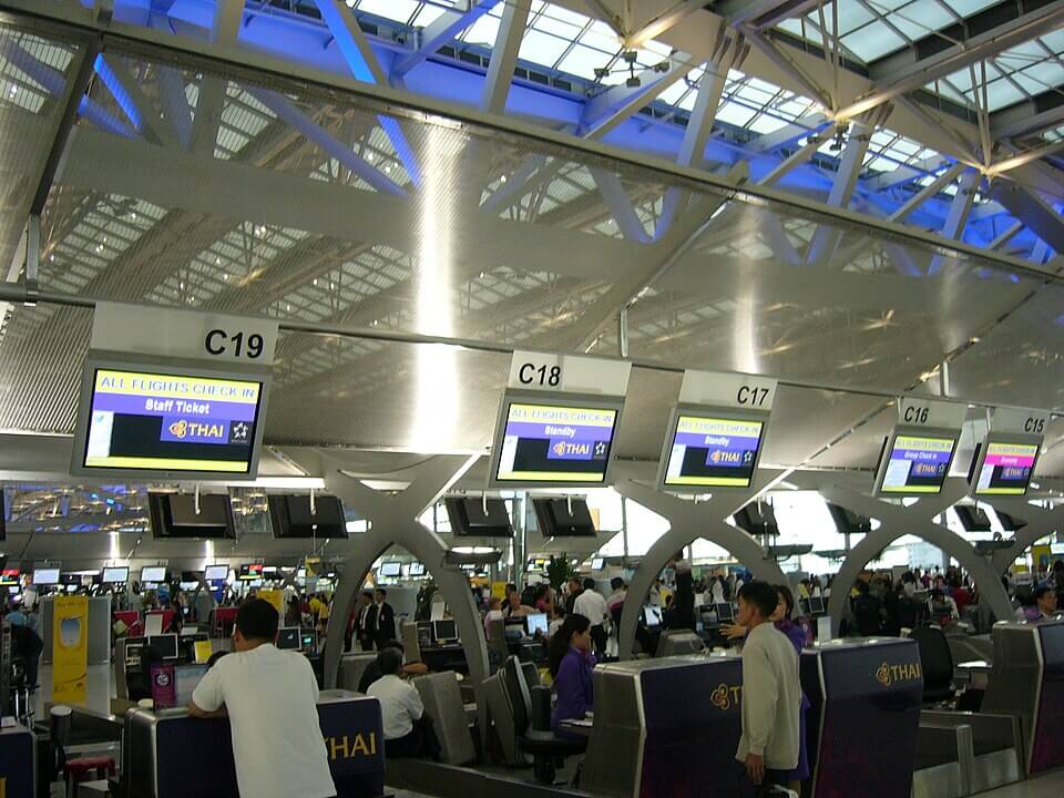 interior of the thai airport