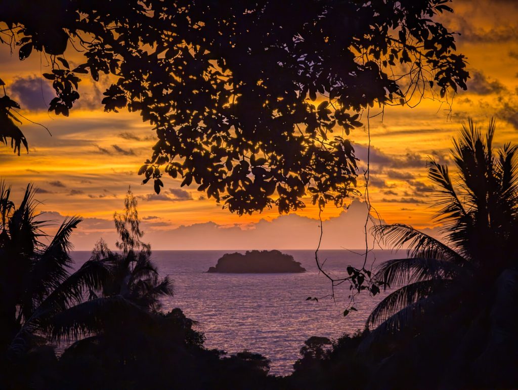 A beautiful sunset in Koh Chang
