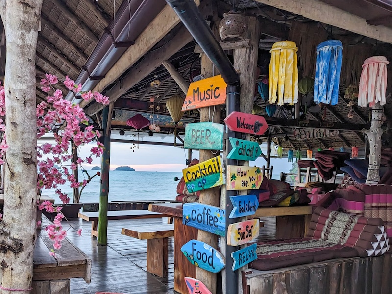 A beautiful beachside bar in Koh Chang