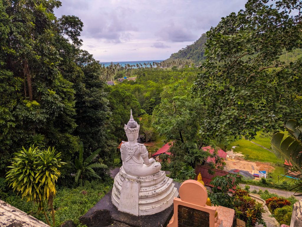 View of the mountains and sea in Koh Kood